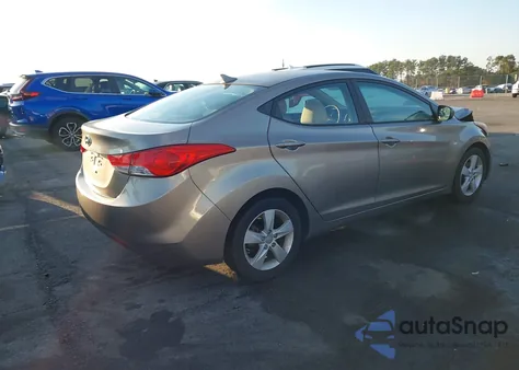 2013 Hyundai Elantra Gls z USA, uszkodzony, nr VIN 5NPDH4AE0DH368764